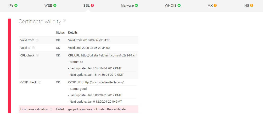 Checking for SSL vulnerabilities